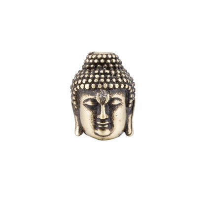 Gold / Silver / Rose Gold Meditation Buddha Head Spacer Beads | B-027