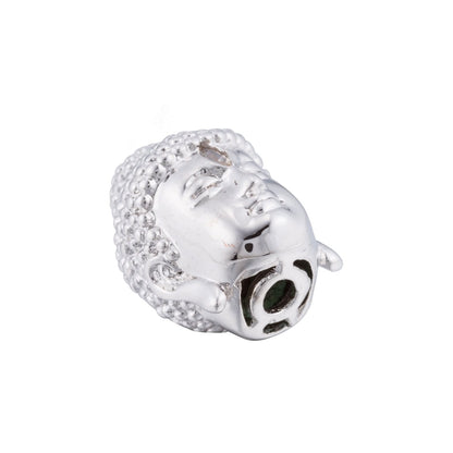 Gold / Silver / Rose Gold Meditation Buddha Head Spacer Beads | B-027