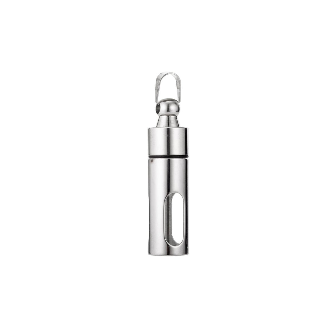 Gold Silver Stainless Steel Glass Container Tube Urn Keepsake Cremation Ashes For Memorial Pendant Jewelry Supplies J-561