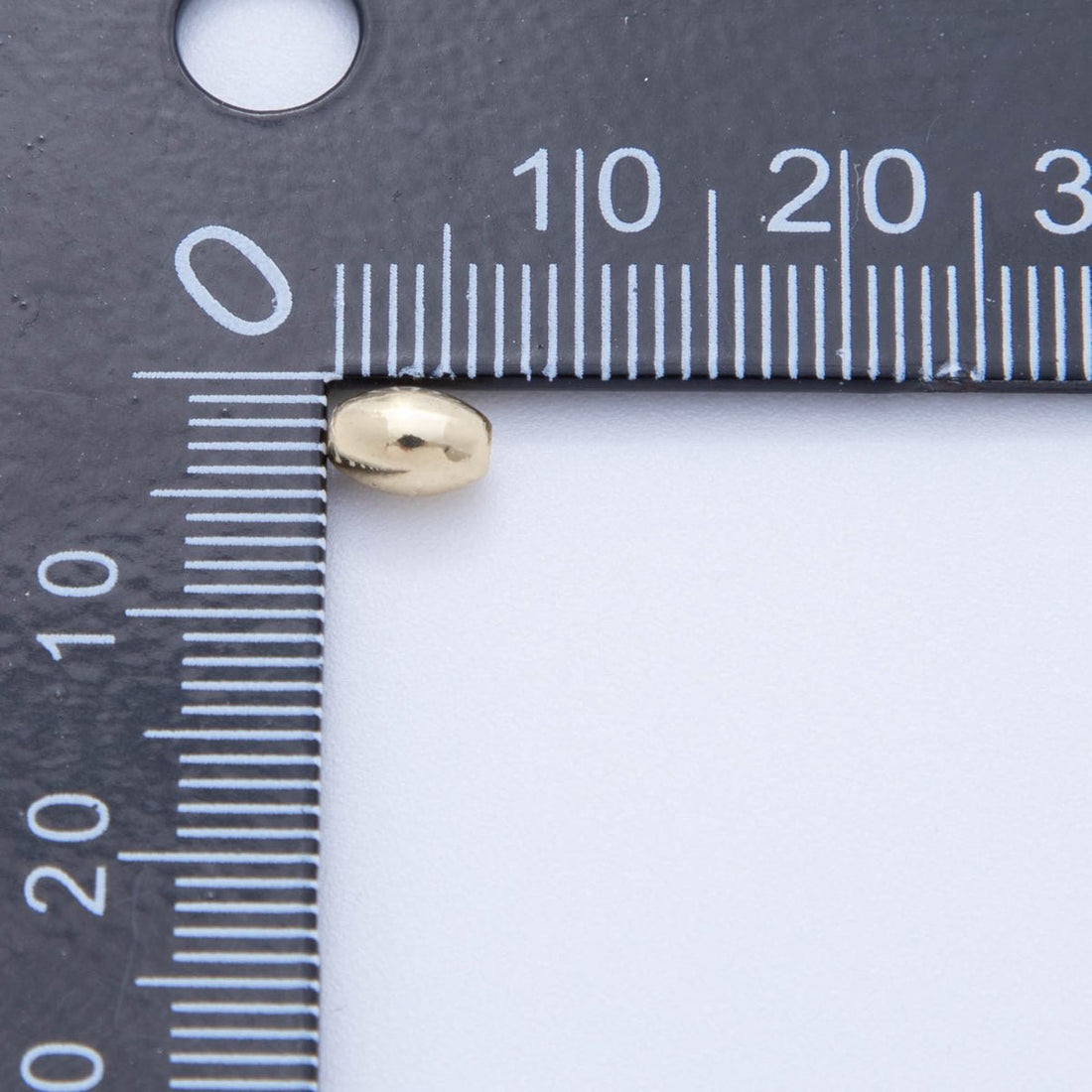 Gold Stainless Steel 5mm Oval Bar Tube Slider Bead Spacer | AF-A1071
