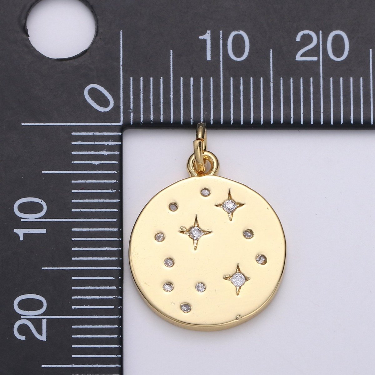Gold Star Jewelry Gold Sky Galaxy Charm Jewelry Making Supply 24K Gold Filled Findings Silver Celestial Jewelry D-530 D-531