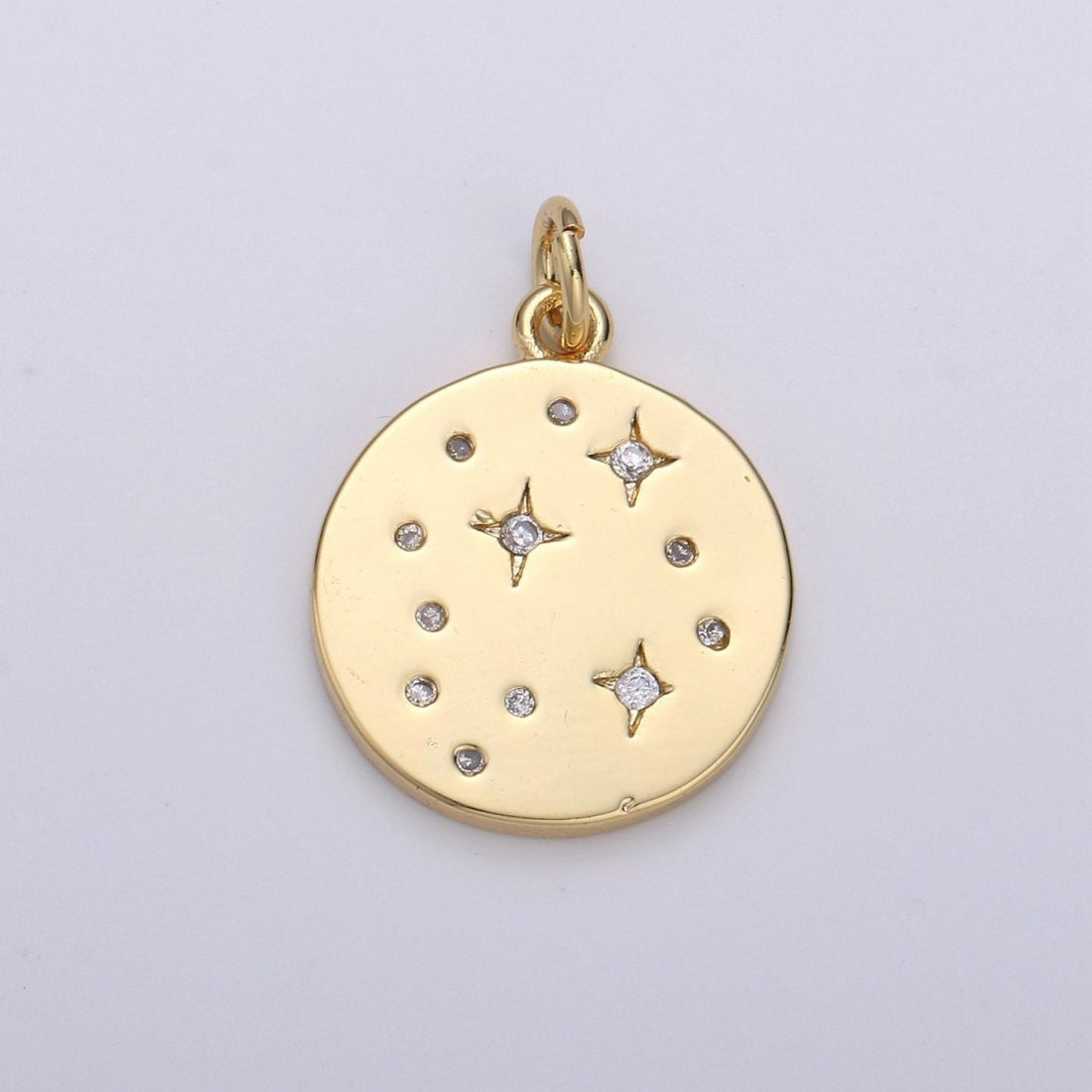 Gold Star Jewelry Gold Sky Galaxy Charm Jewelry Making Supply 24K Gold Filled Findings Silver Celestial Jewelry D-530 D-531