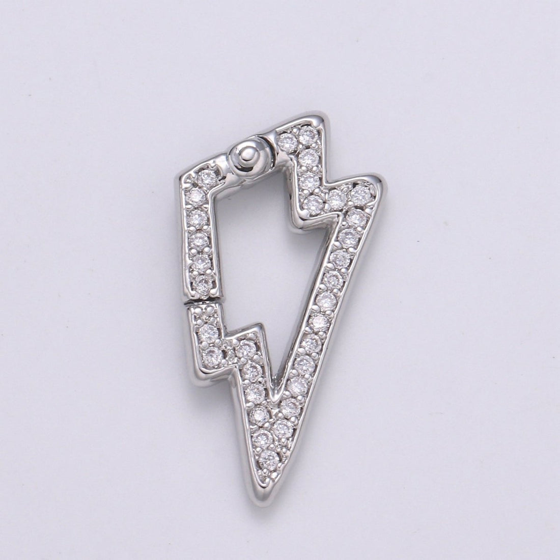 Gold Thunder Clasp Spring Gate Ring, Pull Gate Ring Snap Click Lock 14K Gold Filled Clasp for Link Necklace Bracelet Connector L-167~L-168