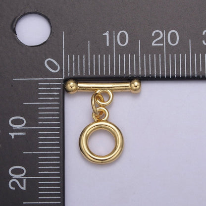 Gold Toggle Clasps Gold Filled OT Clasp Wholesale Findings L-670 L-672