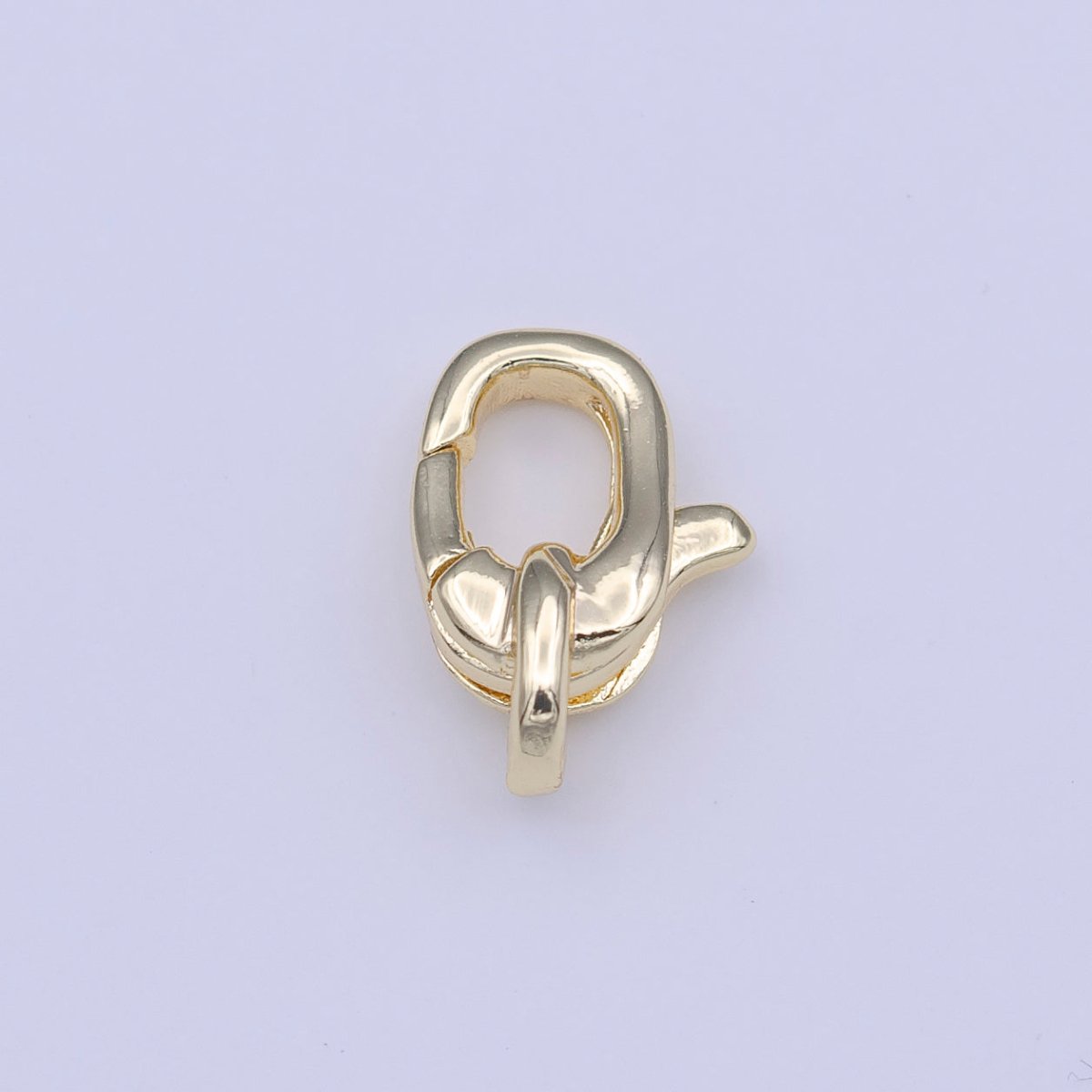 Gold Unique 11mm x 7.5mm Lobster Claw Clasps Jewelry Making Closure Supply | K-272