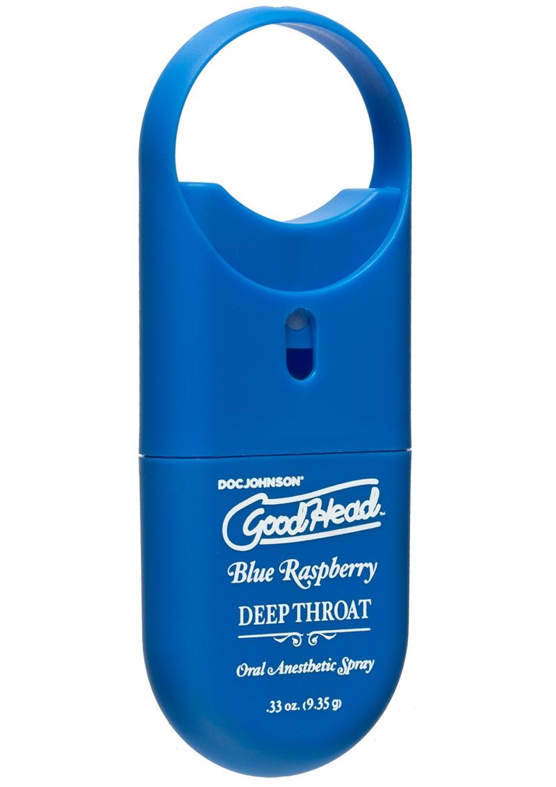 Good Head Deep Throat To Go Oral Spray Blue Raspberry