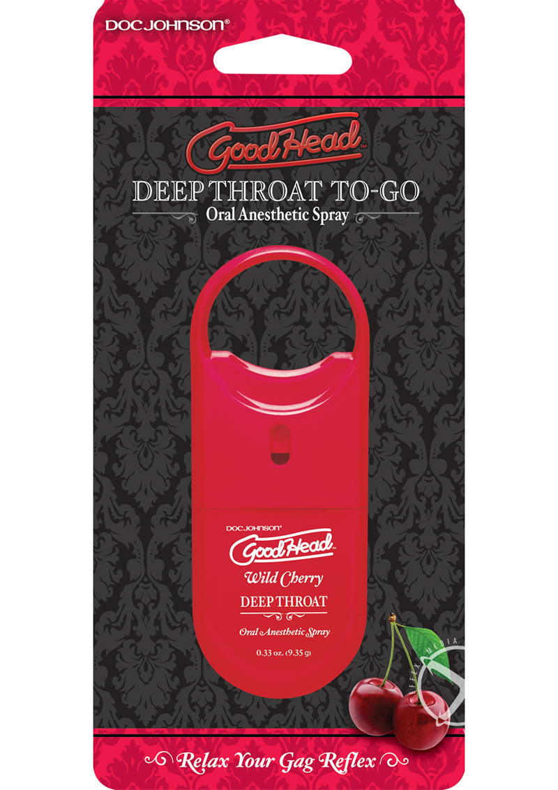 Goodhead Deep Throat To-Go Oral Anesthetic Spray Cherry