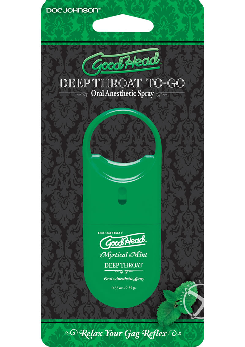 GoodHead Deep Throat To Go Oral Anesthetic Spray Mint