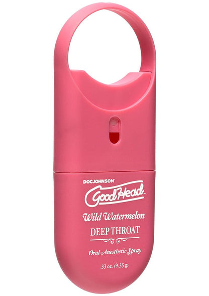 Good Head Deep Throat To Go Oral Spray Wild Watermelon
