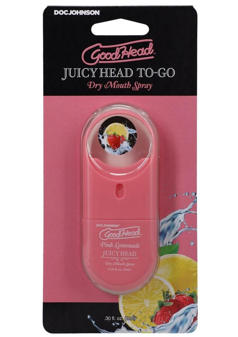 Goodhead Juicy Head Dry Mouth Spray To-Go Pink Lemonade