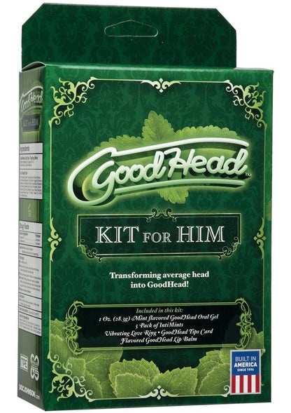 GoodHead Kit for Him Mint Flavored Oral Gel