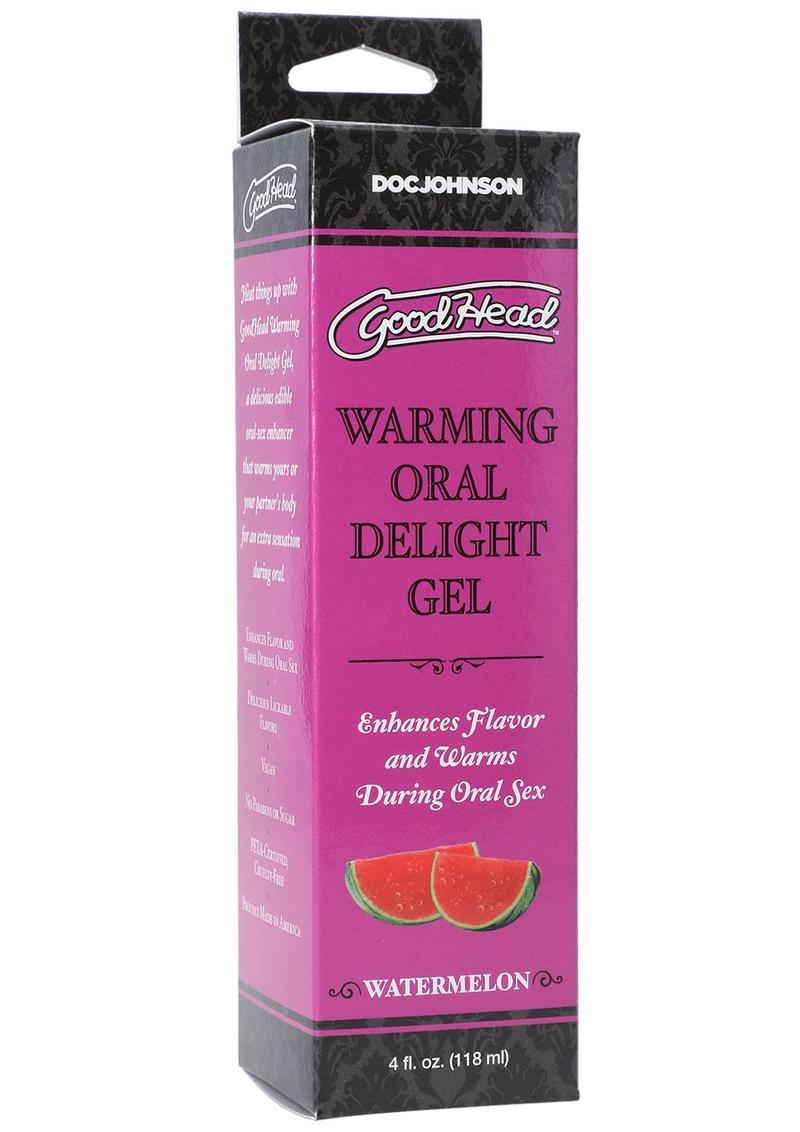 Doc Johnson GoodHead Warming Oral Delight Watermelon Gel