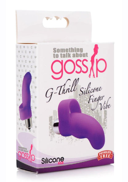 Curve Toys G-Spot Targeted  Silicone Finger Vibe
