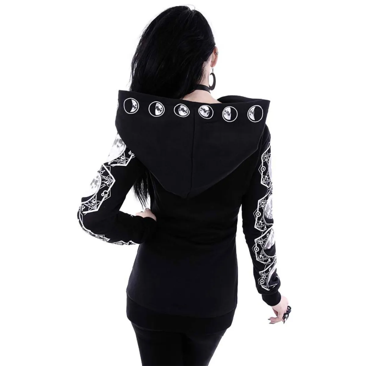 Goth Lunar Hoodie