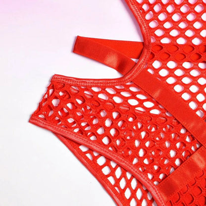 Gothic Fishnet Bodysuits