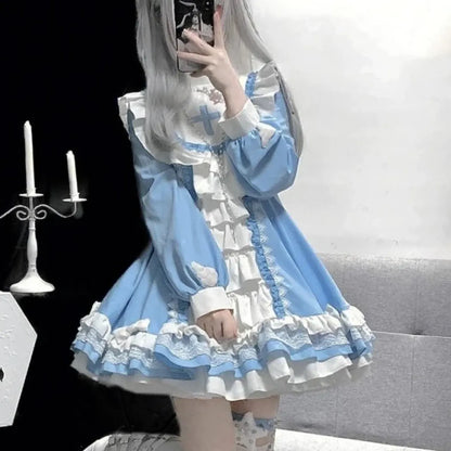 Gothic Lolita Ruffle Dress