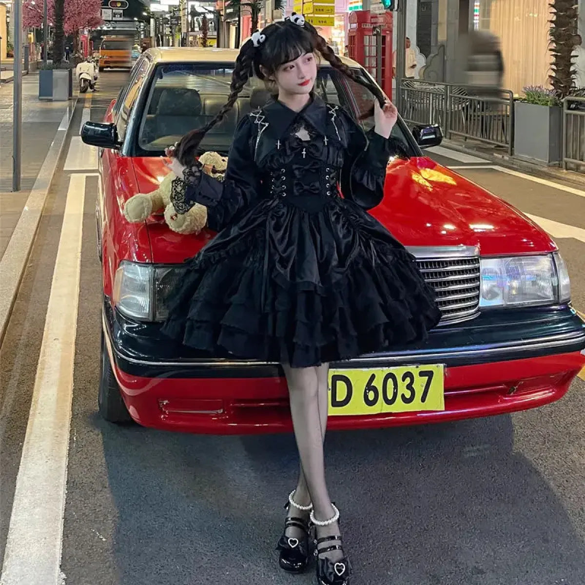 Gothic Victorian Lolita Dress - Punk Lace &amp; Bow