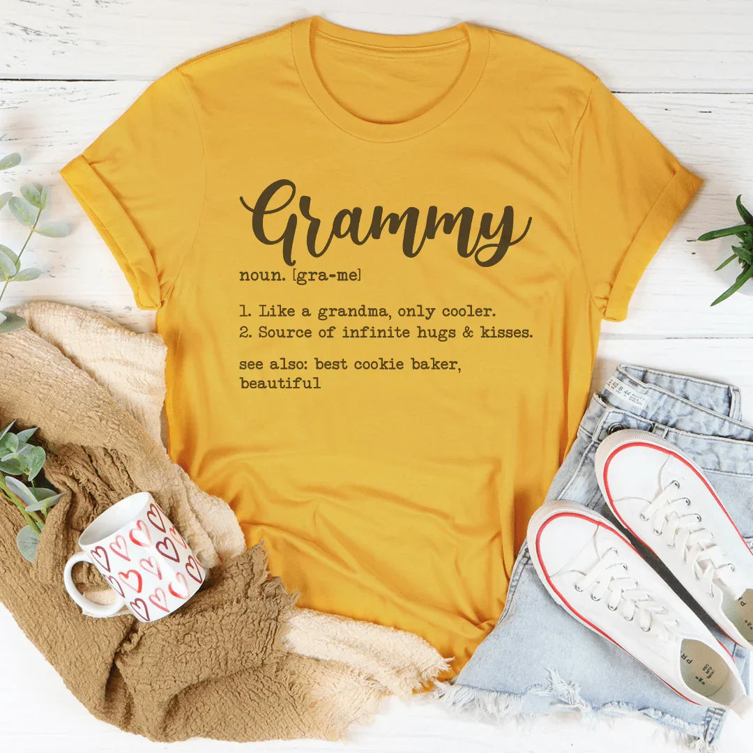 Grammy Like A Grandma Only Cooler Tee