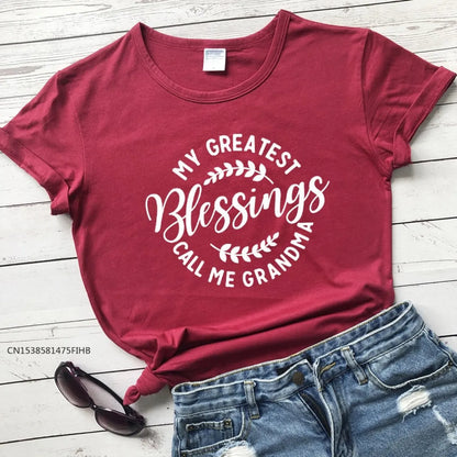 My Greatest Blessings Call Me Grandma T-Shirt