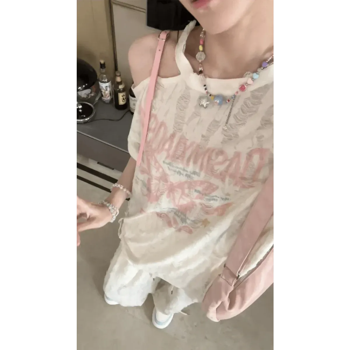 Graphic Print Y2K T-Shirt – Harajuku Vintage Aesthetic