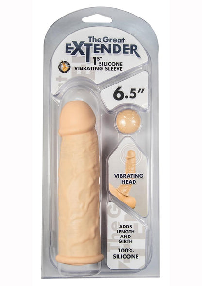 The Great Extender 1st Silicone Vibrating Sleeve