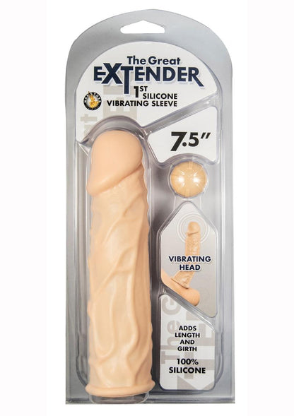 The Great Extender 1st Silicone Vibrating Sleeve