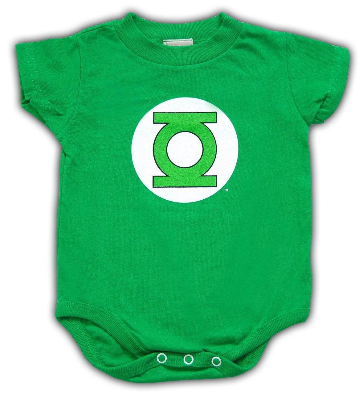 Green Lantern LogoSnapsuit Baby Romper