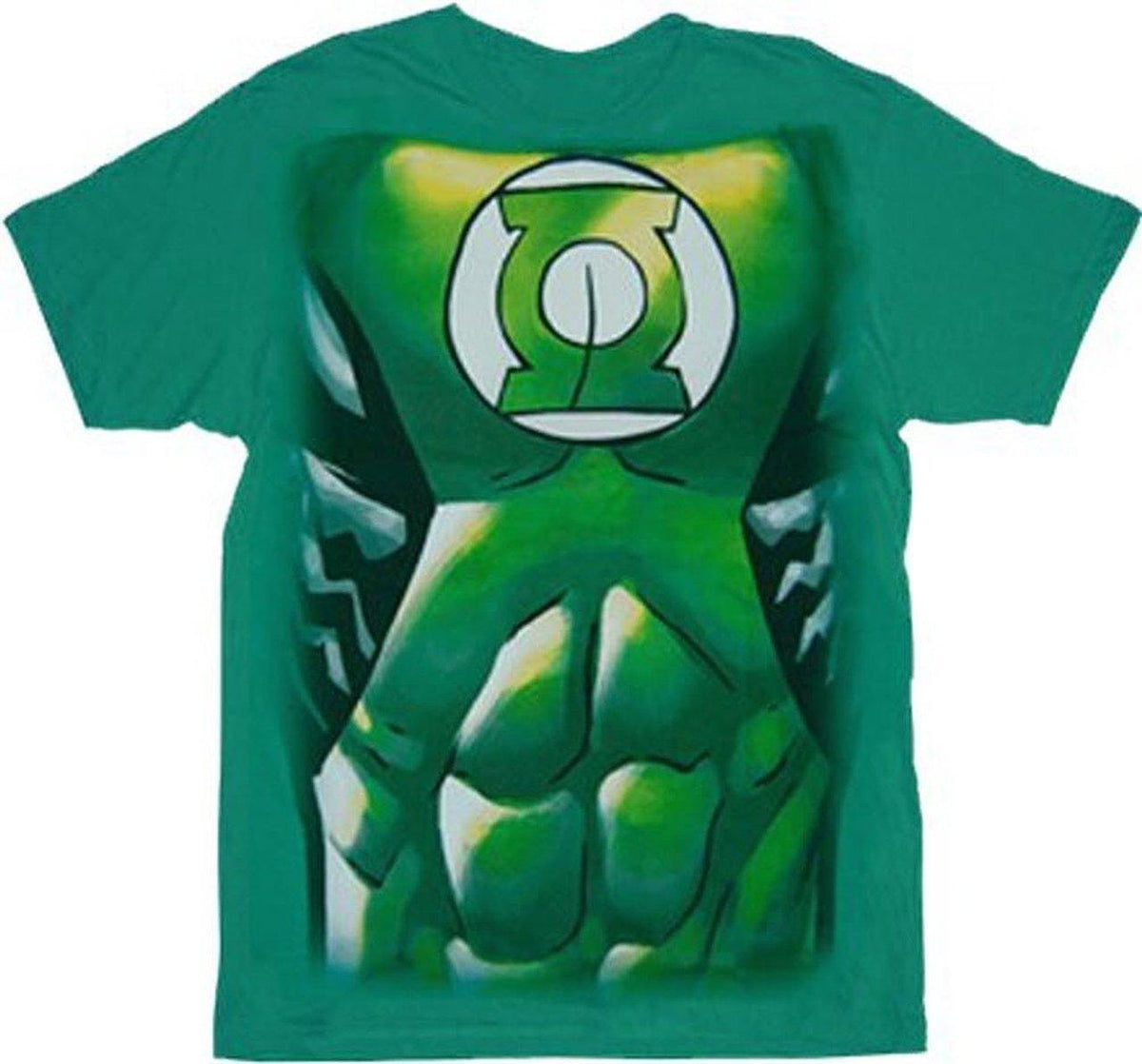 Green Lantern Muscle Adult Unisex Halloween Cosplay Costume Print T-shirt