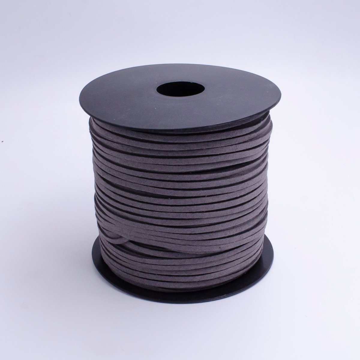 Grey, Brown Soft Synthetic Suede Leather For Rope DIY Jewelry Necklace Making | ROLL-1434 ROLL-1435 Clearance Pricing