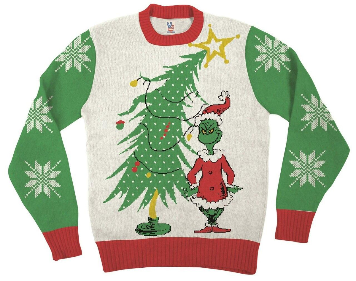 Grinch As Santa Ugly Christmas Sweater