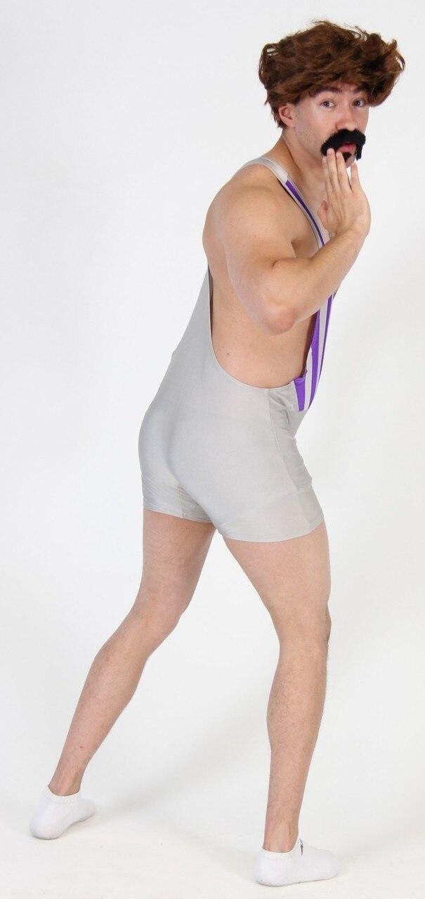 Gym Work Wrestler Uniform Costume Singlet