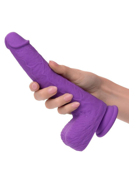 Rechargeable Gyrating And Thrusting Silicone Dildo