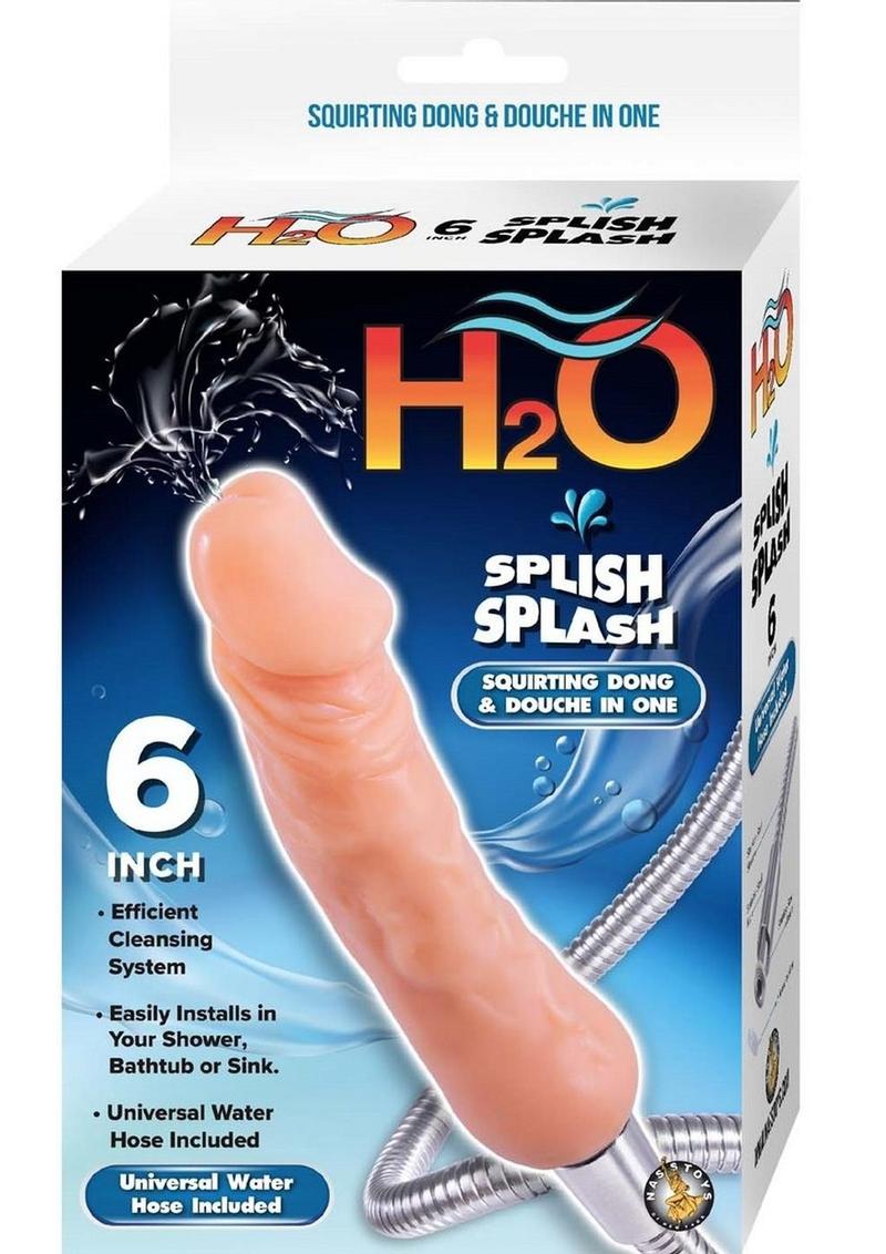 H2O Splish Splash 7 Inch Squirting Dong And Douche
