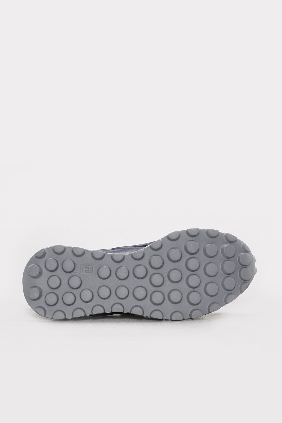 Navy Suede-Textured Leather Running Sneakers for Men | Wessi