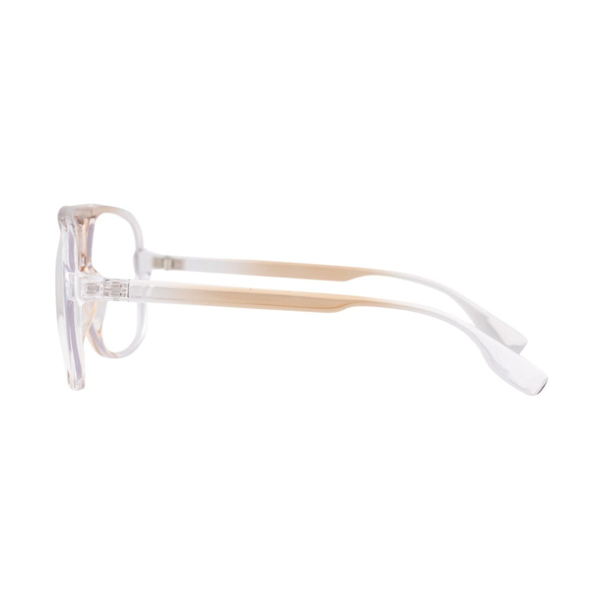 Halloween Costume Cosplay Gold Full Rim Aviator Kip Glasses