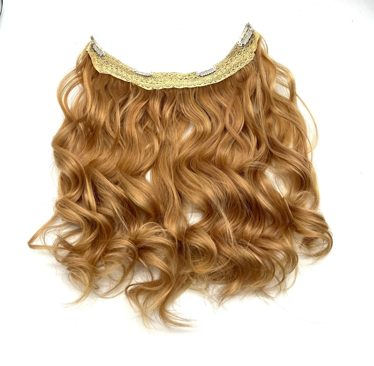 VIP Halo Hair Extensions Body Wave Real Human Hair 14"