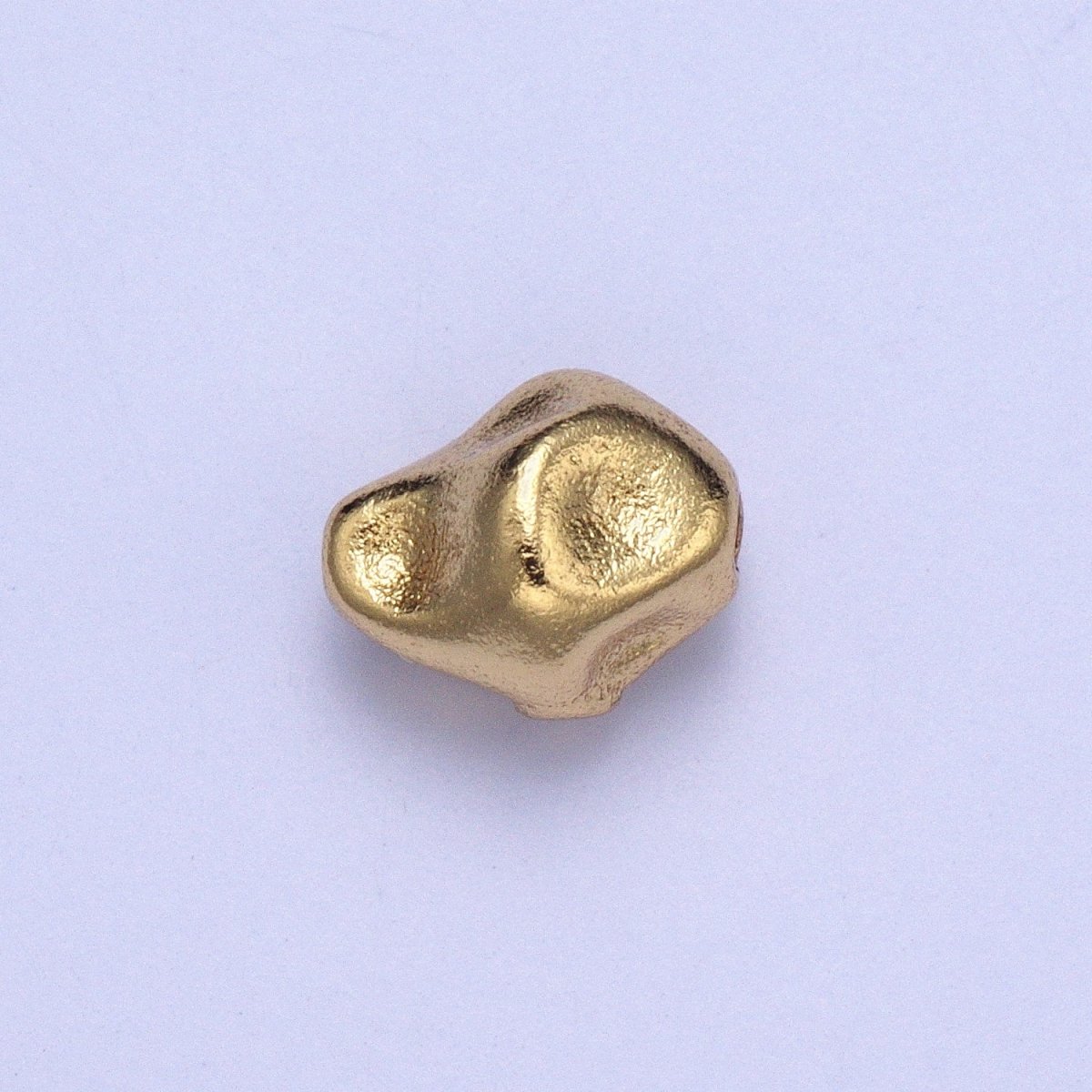 Hammered Abstract Geometric Gold Spacer Bead | B-014, B-016, B-029, B-041, B-044, B-045, B-048