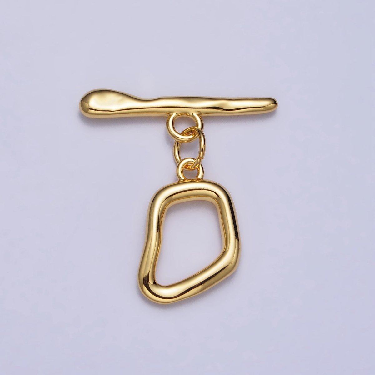 Hammered Geometric Toggle Clasps Jewelry Closure Supply in Matte, Silver, Gold | Z-088 Z-089 Z--097