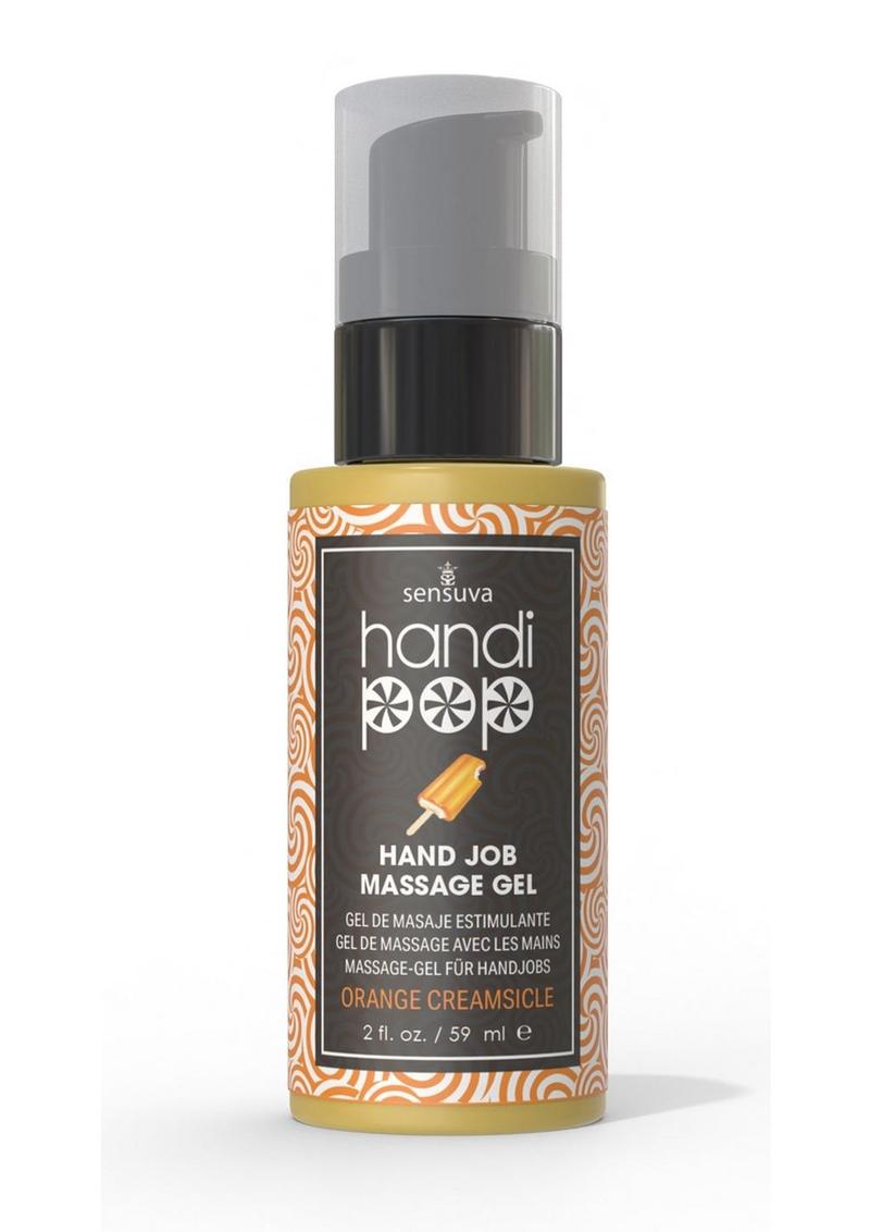Sensuva Handi Pop Hand Job Massage Gel Orange Creamsicle
