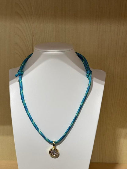 HANDMADE Summer Cotton Cord Paracord Adjustable Necklace