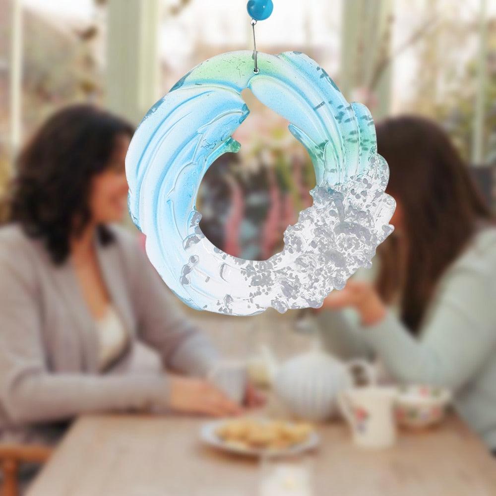 Hanging Decorations Ocean Sun-catcher Acrylic Wind Chimes Art Living Decoration Craft Gift Handmade Garden Wind Chimes For Patio &amp; Terrace Best Metal Musical Wind-chime Outdoor &amp; Home Decoration