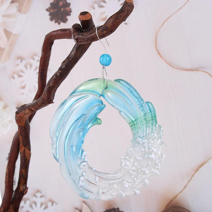 Hanging Decorations Ocean Sun-catcher Acrylic Wind Chimes Art Living Decoration Craft Gift Handmade Garden Wind Chimes For Patio &amp; Terrace Best Metal Musical Wind-chime Outdoor &amp; Home Decoration