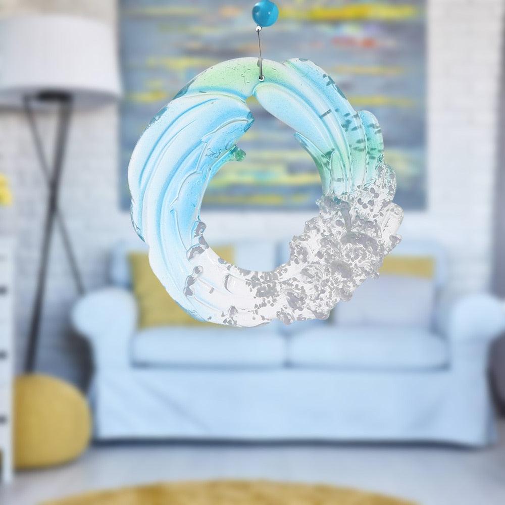 Hanging Decorations Ocean Sun-catcher Acrylic Wind Chimes Art Living Decoration Craft Gift Handmade Garden Wind Chimes For Patio &amp; Terrace Best Metal Musical Wind-chime Outdoor &amp; Home Decoration