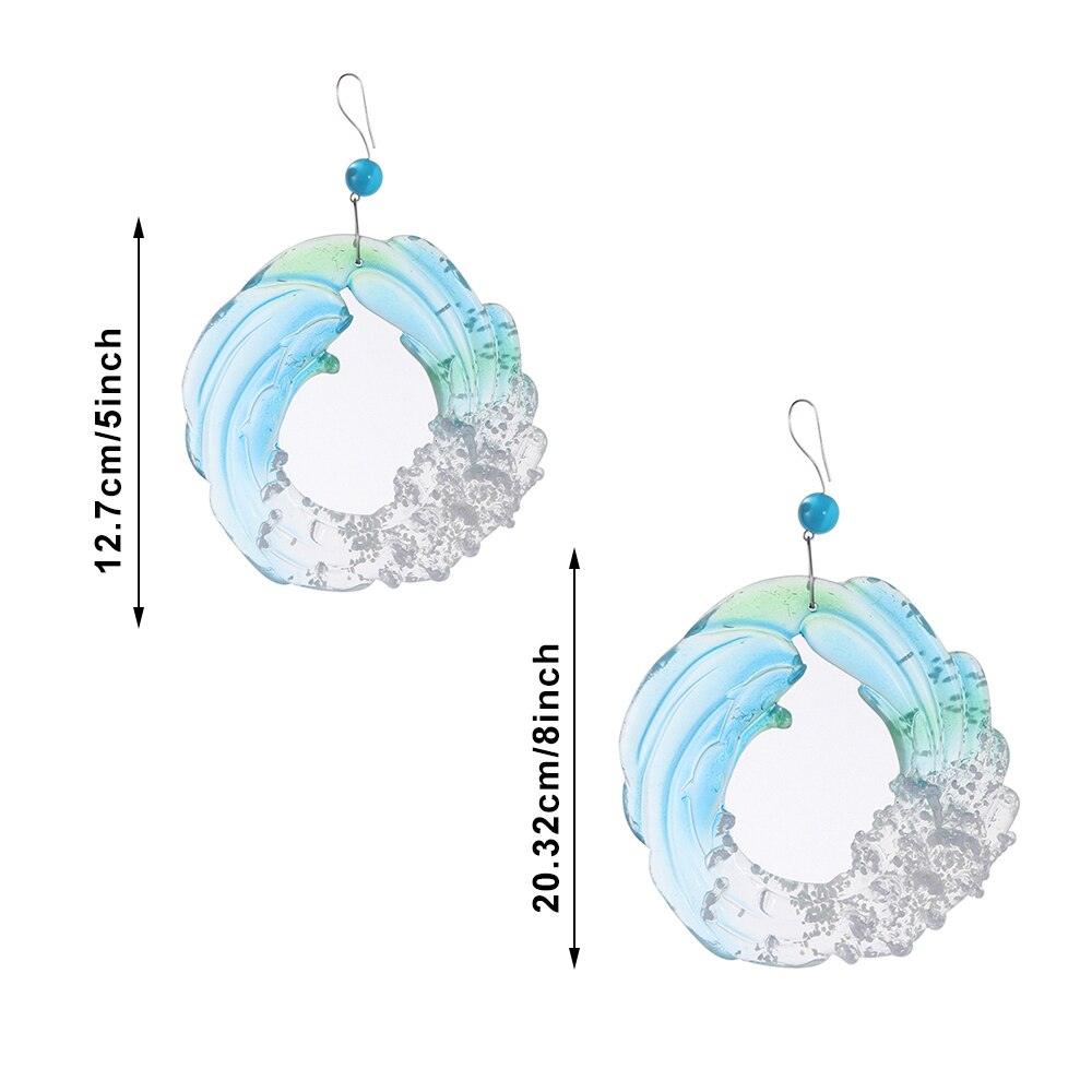 Hanging Decorations Ocean Sun-catcher Acrylic Wind Chimes Art Living Decoration Craft Gift Handmade Garden Wind Chimes For Patio &amp; Terrace Best Metal Musical Wind-chime Outdoor &amp; Home Decoration