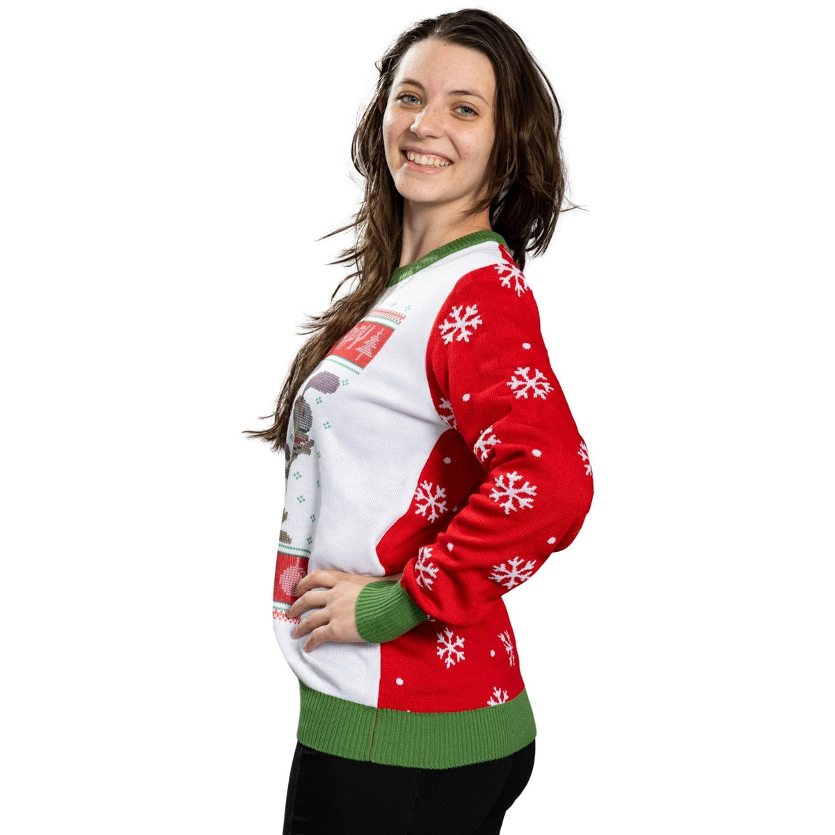 Happy Happy Holidays Ren &amp; Stimpy Character Sweater