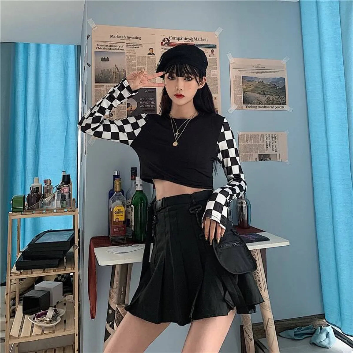 Harajuku Checkered Shirt