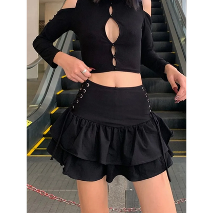 Harajuku E-girl High Waist Skirt