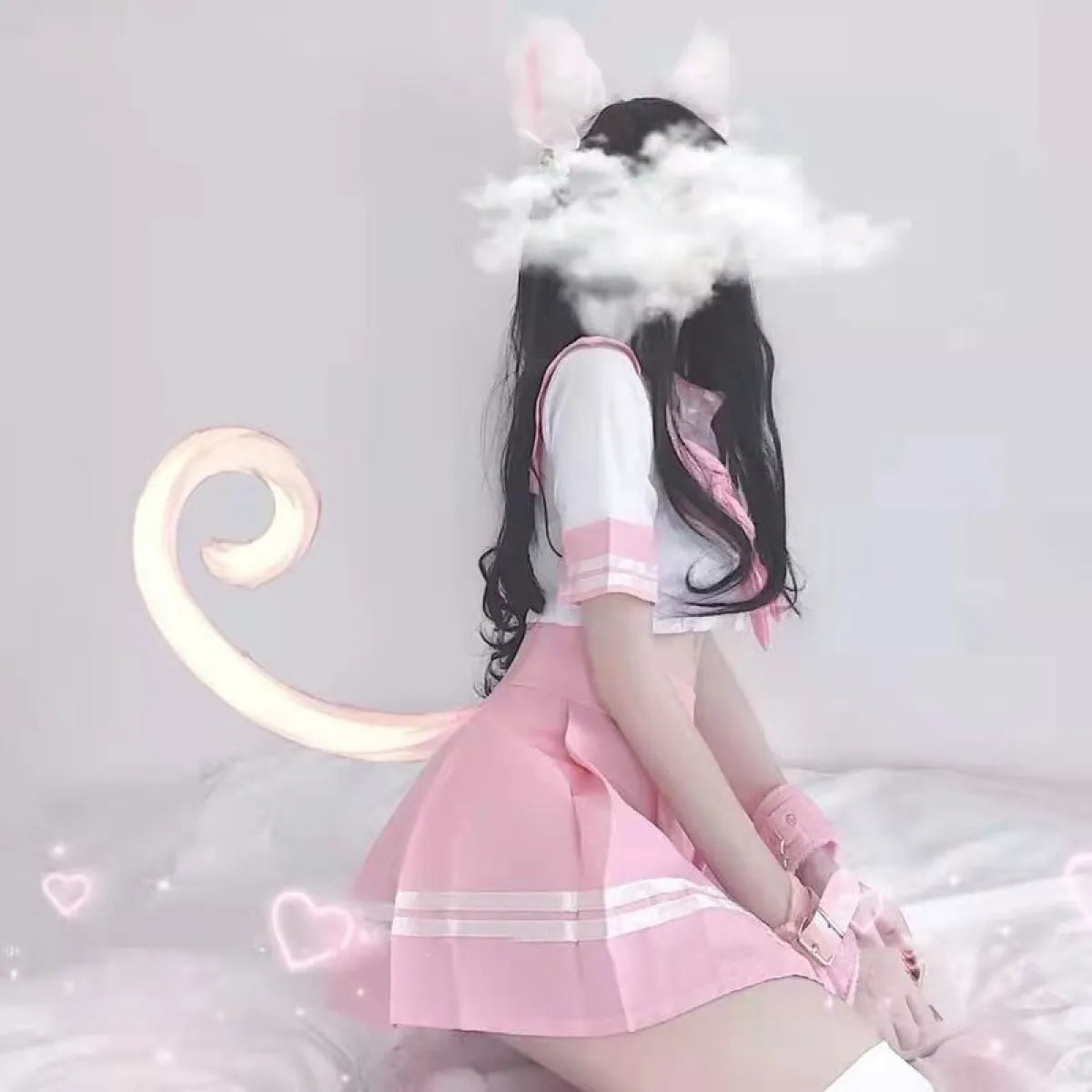 Japanese School Girl Two Piece Set