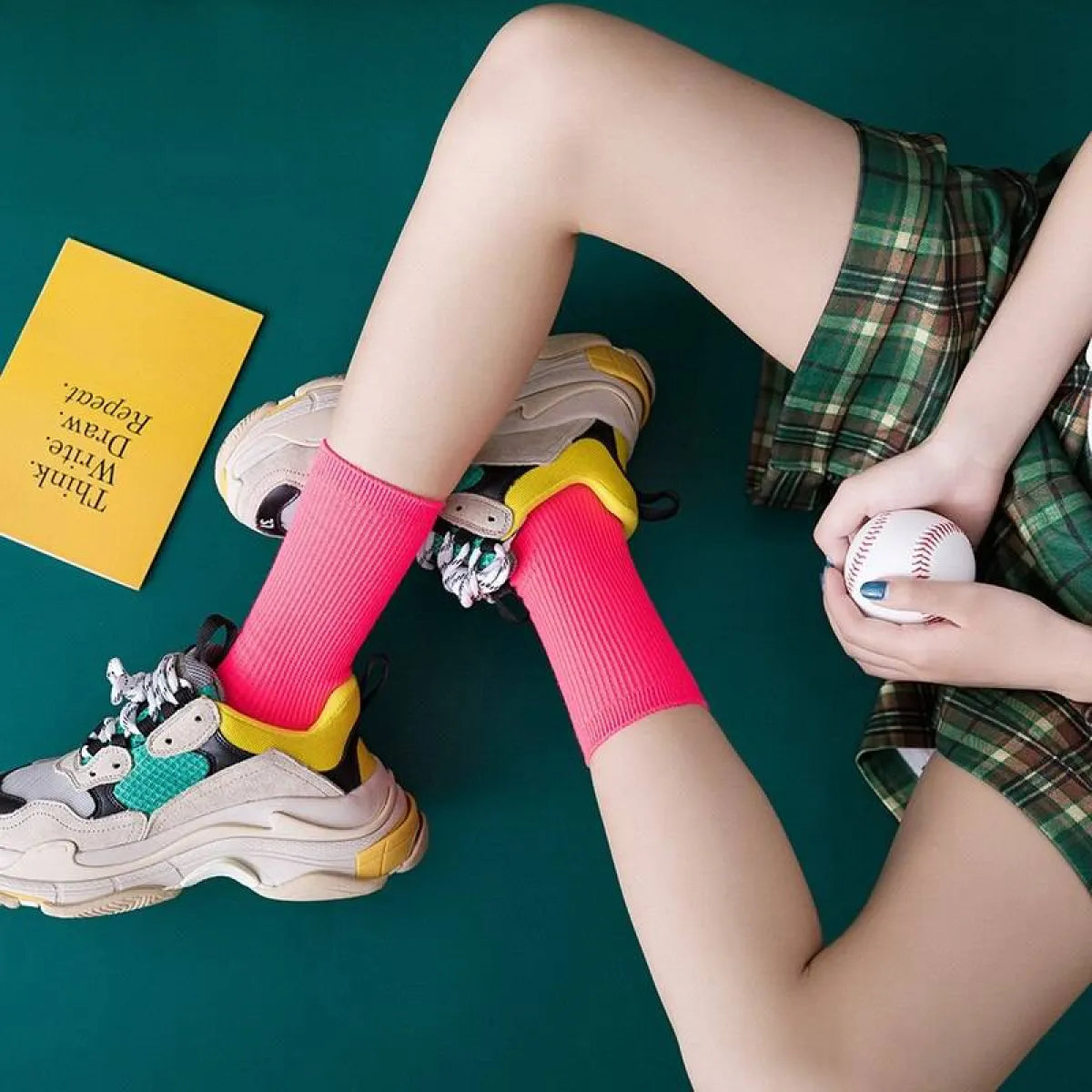Harajuku Fluorescent Socks