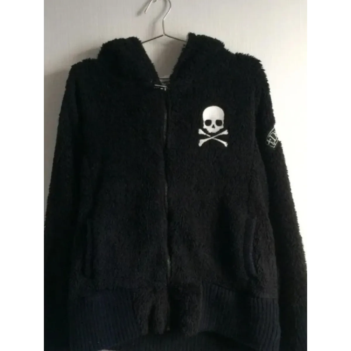 Harajuku Grunge Skull Zip Hoodie